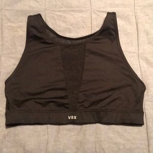 Black high neck Victoria secret sports bra